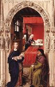 WEYDEN, Rogier van der St John Altarpiece Sweden oil painting artist